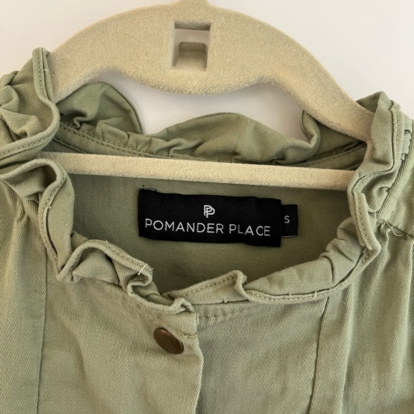 Pomander place green long sleeve dress - Picture 4 of 5